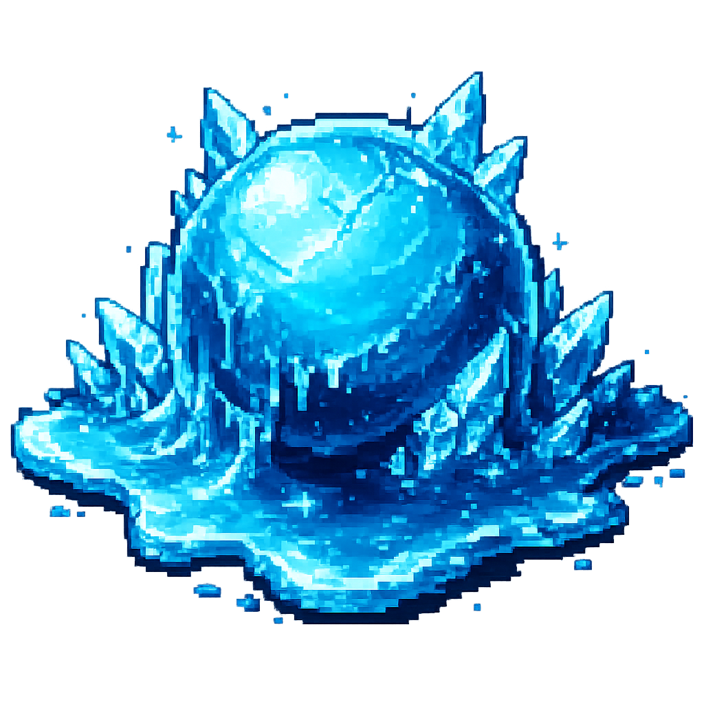 Crystal slime ball