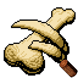 Sacred giant bones (logs)
