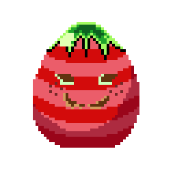 Strawberry pumpking egg
